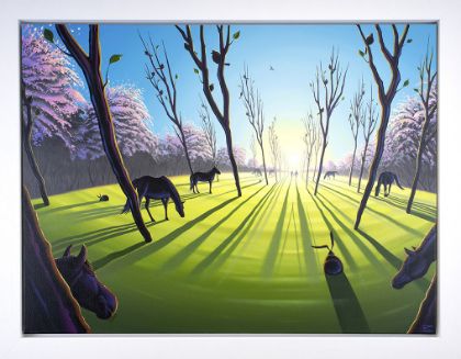 Picture of Our Spring Has Finally Sprung- Hand Embellished Canvas